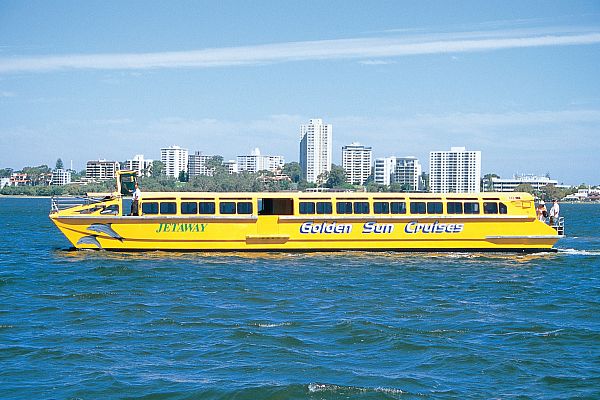 Golden Sun Cruises boat on the Swan River