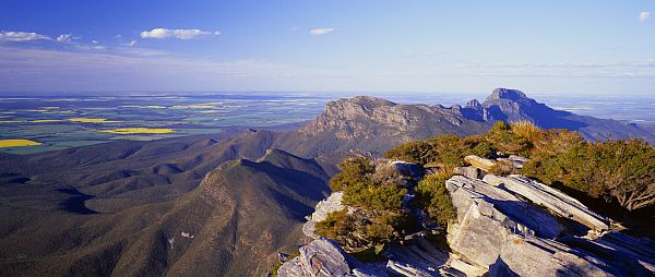View from Bluff Knoll, located in the Stirling Range National Park