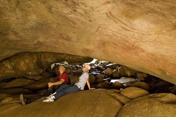 Mulka's Cave, located 18km north of Wave Rock